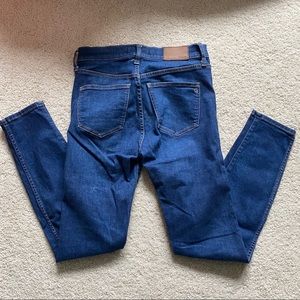 Madewell high riser skinny jeans